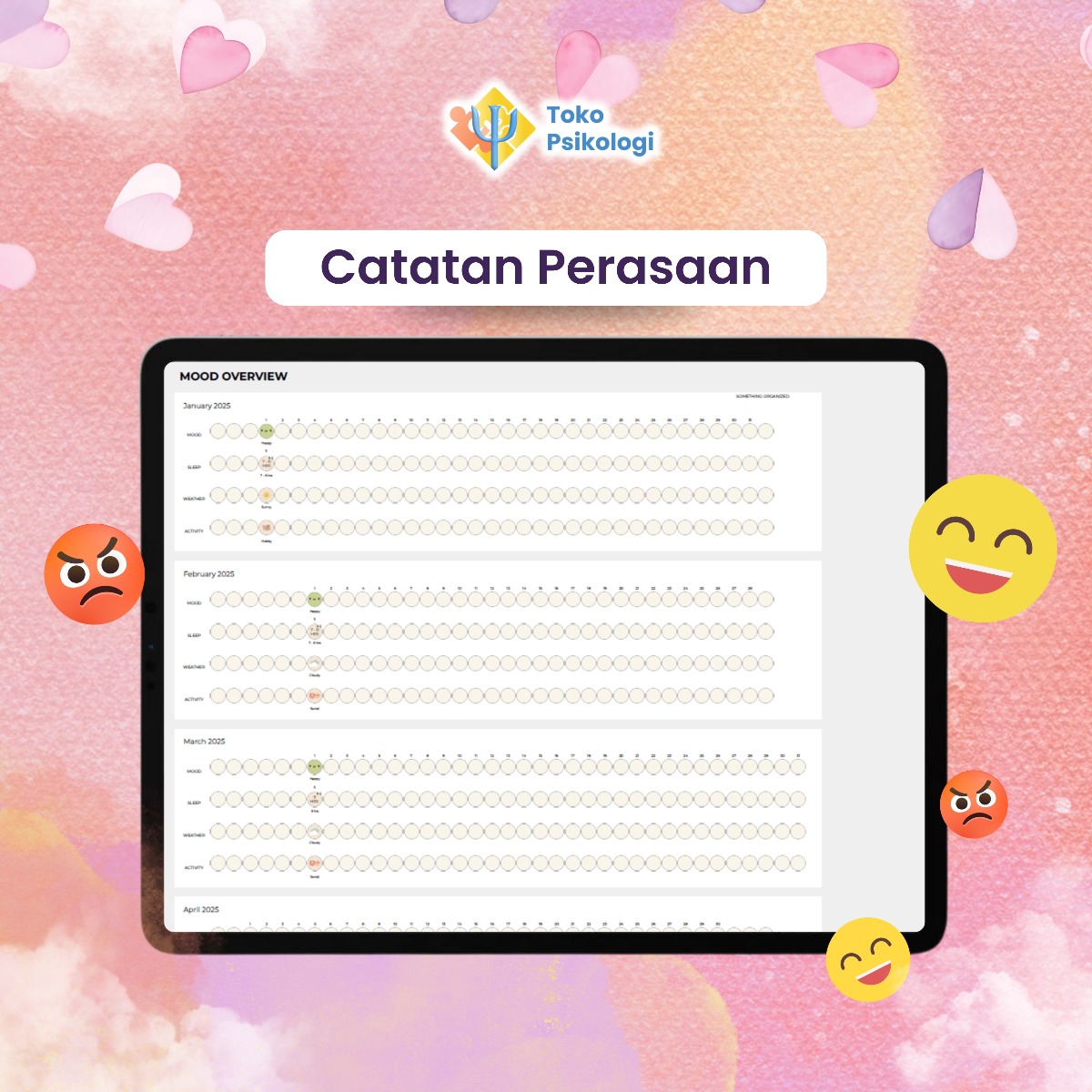 Catatan Perasaan | Toko Psikologi